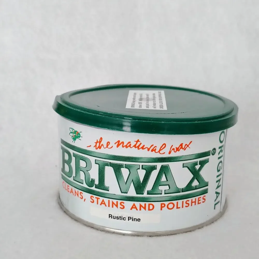 Briwax Rustic Pine Cleans Stains Polishes Wood Furniture Natural Fast Dry 16 oz.